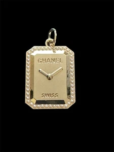 Chanel Reißverschluss Zugknopf Charm Gold Zifferblatt mit Perlen - Bild 1 von 3