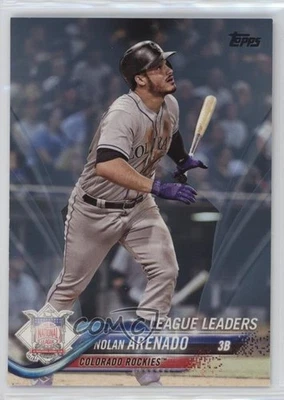 2018 Topps League Leaders Father's Day Blue /50 Nolan Arenado #192 - Image 1 of 2
