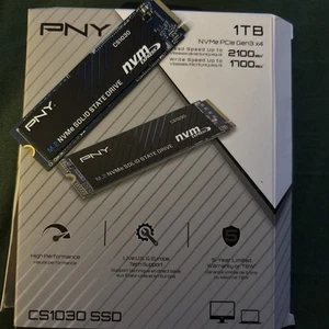 PNY CS1030 1TB M.2 NVMe Internal SSD (M280CS1030-1TB-RB) - Afbeelding 1 van 6