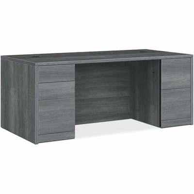 HON HON 10500 Series Sterling Ash Laminate Desking (105891lsa1) - Image 1 of 2