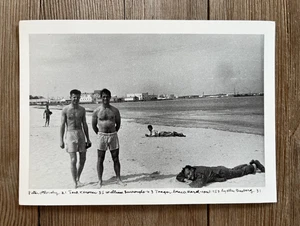 Vintage Postcard Allen Ginsberg William Burroughs Jack Kerouac Peter Orlovsky - Picture 1 of 2
