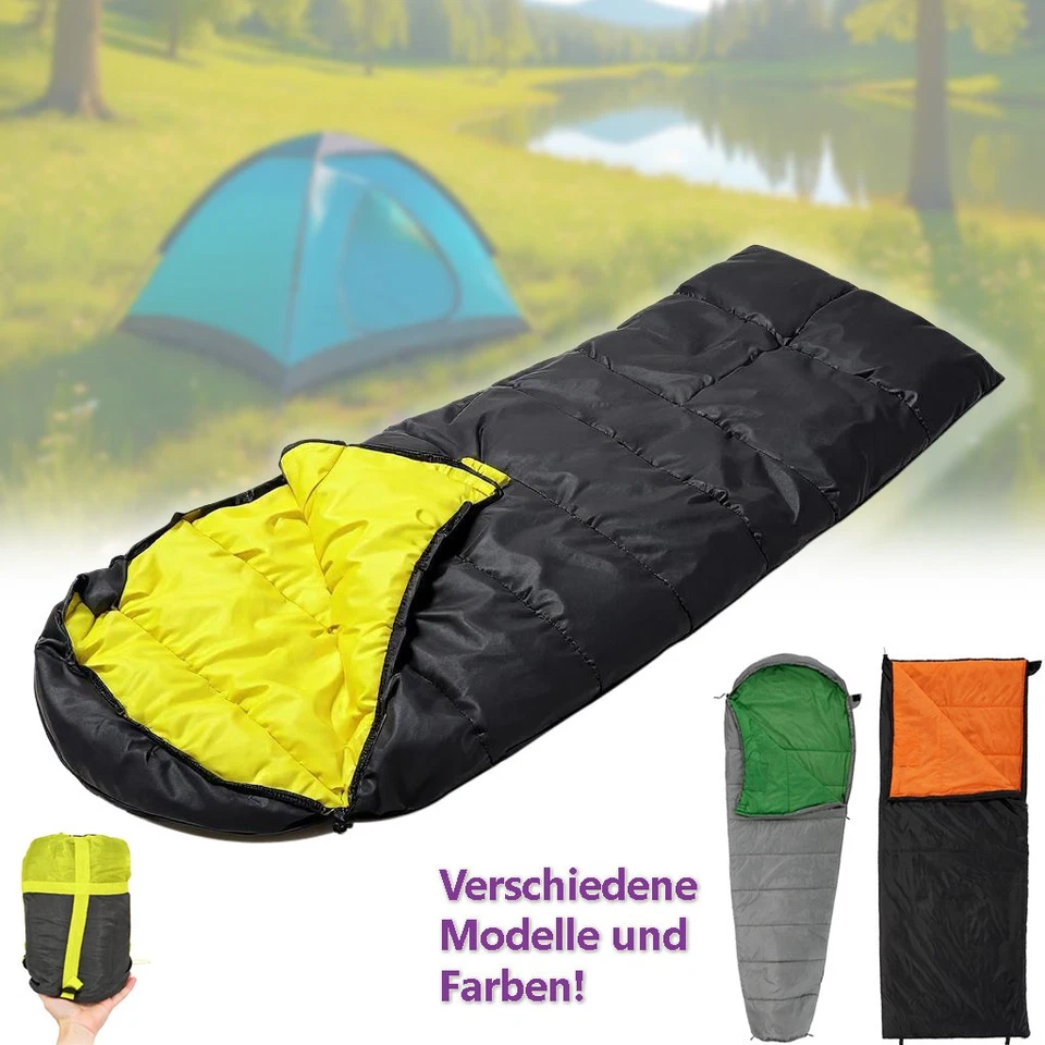 Schlafsack mini ultraleicht Outdoor Sleeping Bag Camping Zelt Festival Decke - Bild 1 von 4