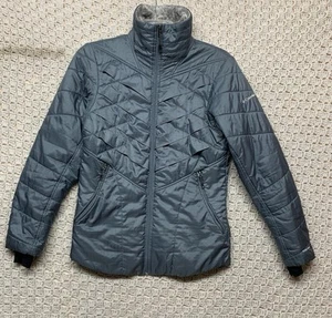 Columbia Puffer Jacke Women Sz S Interchange Omni Heat Blue Fleece Collar Therma - Picture 1 of 10