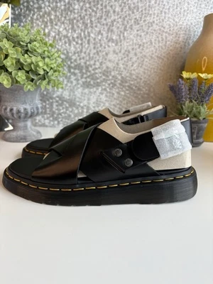 Dr. Martens Zane Brando Leather Unisex Sandals Available in UK Sizes 3 - 12