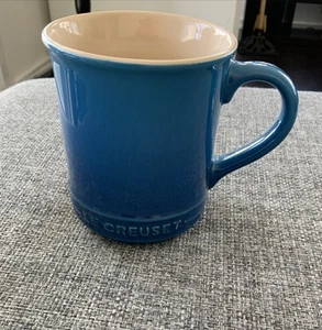 Le Creuset Azure Blue Coffee Mug, 12oz - Picture 1 of 5