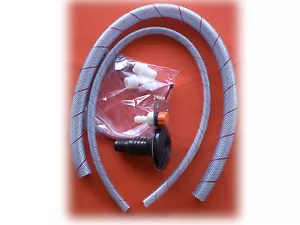 WATER TANK FILLER TUBE FIT KIT. RVFTFKW, BLACK FILLER CAP.4X4 WATER TANK. - Picture 1 of 1