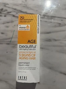 Zotos Age Beautiful Permanent Hair Color. Dark Golden Blonde 2 oz. NIB - Picture 1 of 1