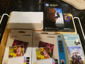 POLAROID Premium Glossy Photo Paper 4 X 6 140 Sheet PLUS EXTRAS photo storage ba - Zdjęcie 1 z 6