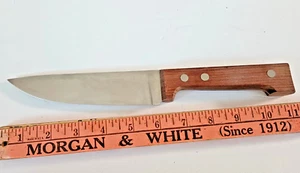 DANSK 6" utility KNIFE TEAK HANDLE INTL DESIGNS LTD vtg Nomostang Deals - Picture 1 of 7