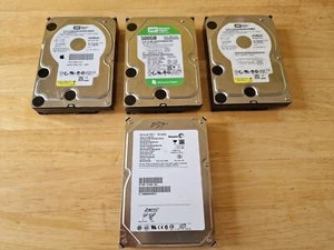 3 x disque dur interne Western Digital 500 Go WD500AAKX + Seagate 160 Go - Photo 1/8