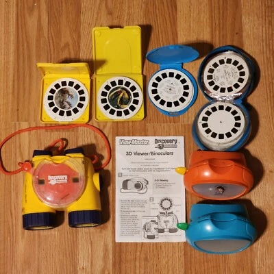 View-Master Discovery Channel, Diego, Sea World, visores 3D 26 carretes 4 estuches Foto 1 de 4