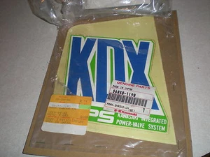 New NOS Genuine Kawasaki Left Side Shroud Sticker 1989 KDX 200 Genuine Kawasaki - Picture 1 of 1