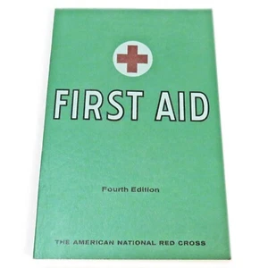 Vintage The American Red Cross First Aid Book 35th Printing 1970 - Imagen 1 de 20