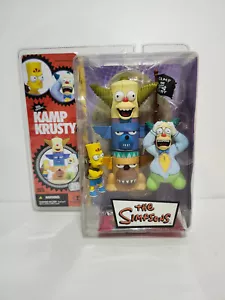 The Simpsons Kamp Krusty Bart and Krusty Figure McFarlane Series 1 2007 Mint - Picture 1 of 8