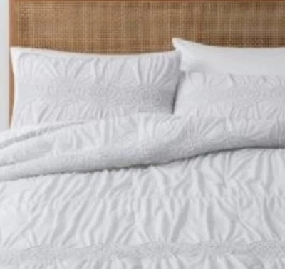 Juego de funda nórdica Opalhouse de jersey acanalado doble/doble XL gris claro Foto 1 de 4