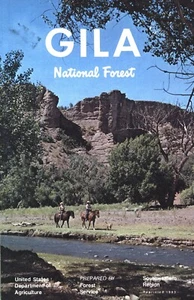1993 Gila National Forest Map, New Mexico USDA Forest Service - Picture 1 of 3