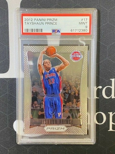 2012 Panini Prizm #17 Tayshaun Prince PSA 9! SD