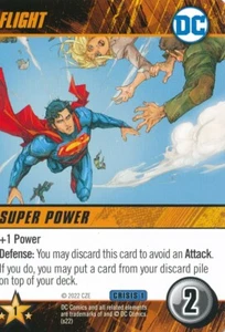 FLIGHT DC Comics Deck Building Game card CRISIS 1 SUPERMAN - Picture 1 of 1