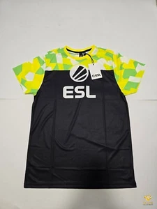 ESL Classic Player Jersey T-Shirt Maglia Major Tournament CS:GO CS2 Nero NUOVO - Afbeelding 1 van 7