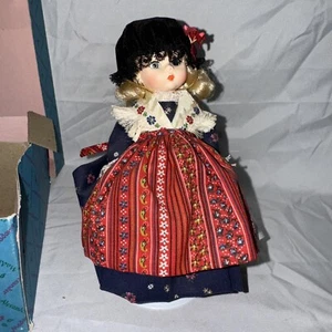 Vintage Madame Alexander 8 Inch #563 Germany Doll w/ Original box & a doll stand - Picture 1 of 13