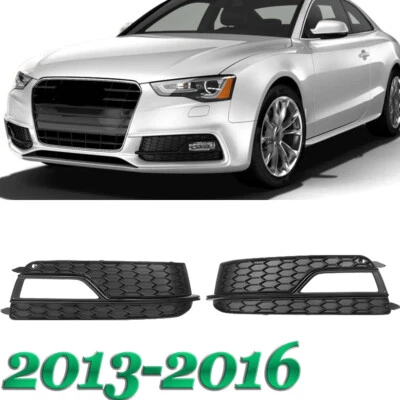 A Pair Front Bumper Fog Light Grilles Grill For Audi A5 S-Line S5 2013-2016 - Изображение 1 из 4