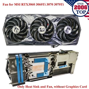For MSI RTX3060 3060Ti 3070 3070Ti GAMING X/Z Trio Graphics Card Cooler with Fan - Picture 1 of 7