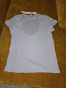 James Perse Women's Deep Scoop Neck Standard Slub Tee T-Shirt Wass$1 05now$69.95 - Picture 1 of 4