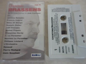 K7 CHANTONS GEORGES BRASSENS -  RENAUD , FRANCOIS HARDY , MANU DI BANGO  - Bild 1 von 3
