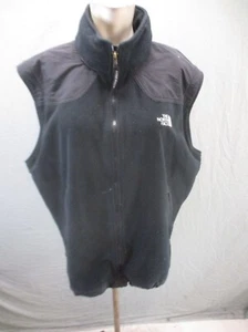 Chaleco polar The North Face talla L para hombre negro cremallera completa cuello soporte cremallera bolsillo 830 - Imagen 1 de 11