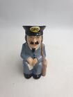Vintage Artone Hand Painted Pottery Small Sitting Postman Character Toby Jug