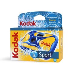 3 x Kodak Sport Disposable Single Use Film Camera 27 Exposures. Waterproof!