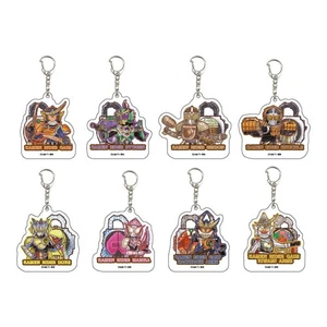 Kamen Rider Gaim 01 Graff Art Illustration Acrylic Keychain Set of 8 B OX - Picture 1 of 1