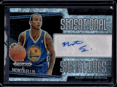 2024-25 Prizm Negro Monta Ellis Sensational Signatures Mojo Prizm Automático #/25 Foto 1 de 2