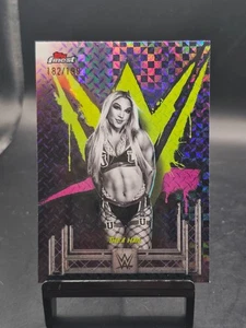 2025 TOPPS FINEST WWE THEA HAIL PURPLE CHECKERBOARD REFRACTOR 182/199 #61 - Picture 1 of 3