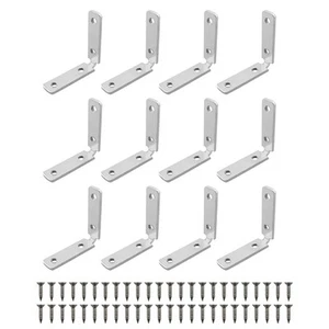 12 Stück L-Form Innenfugenwinkel Innenecke Verbinder für Aluminium Ex - Bild 1 von 4
