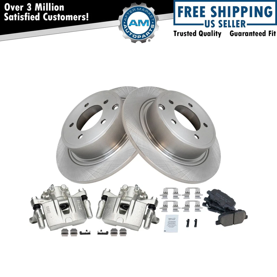 Kit de pastillas de freno trasero y rotor de cerámica para Mitsubishi Outlander 2013 Foto 1 de 4