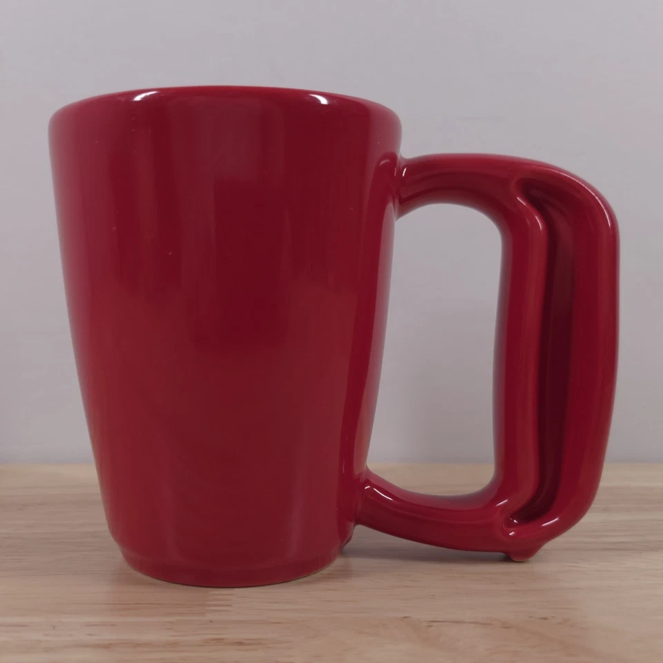 JAMBER USA Taza Fácil de Sostener Agarre Taza Ergonómica 12oz Rojo Foto 1 de 4