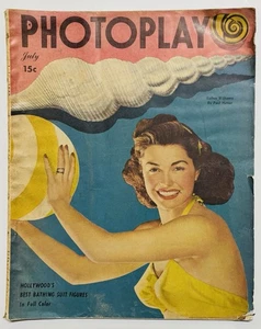 Photoplay Magazine July 1948 Esther Williams Cover Girl Hollywood Bathing Suits - Imagen 1 de 10