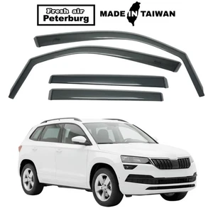 for SKODA KAROQ  2018- IN-CHANNEL WIND DEFLECTOR 4PCS - Picture 1 of 8