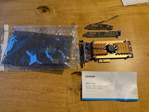 QNAP QM2-2P PCIe 3.0 Erweiterungskarte – 2× M.2 NVMe - Photo 1/4