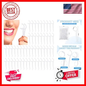 2000 pcs Picks Bulk High Toughness Clean Tooth Picks Flossers Flossers for Te... - Picture 1 of 8