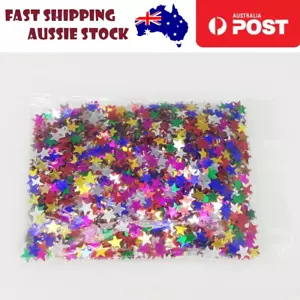 1000pcs Confetti Stars 5mm Gold Green Blue Red Silver Pink Party Table Decor - Picture 1 of 1