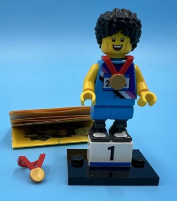 Lego 71045 Paralímpico Sprinter Atleta Colecionável Minifigura Série 25 Novo - Imagem 1 de 4