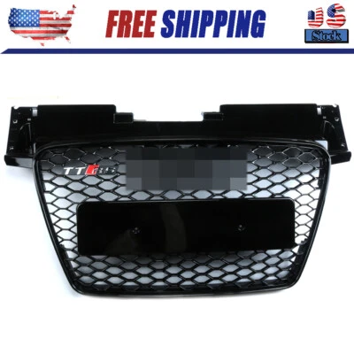 ДЛЯ 07-14 AUDI TT 8J СОТОВЫЙ SPORT СЕТКИ TTRS СТИЛЬ ШЕСТИГРАННАЯ РЕШЕТКА РЕШЕТКА ЧЕРНЫЙ  - Изображение 1 из 4