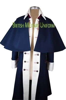 Nuevo abrigo de mujer Regency azul marino lana hecho a medida venta envío rápido Foto 1 de 4