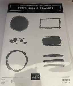 Stampin' Up! Textures & Frames 156616 Photopolymer Stamp Set - New - Picture 1 of 3
