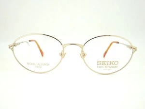 SEIKO T037 TITANIUM Designer Eyeglasses Brille Goggles lunettes de vue 50/19/135 - Bild 1 von 8