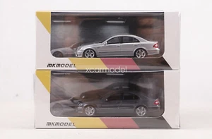 Modelo MK 1/64 Escala Mercedes-Benz E63 W211 Plateado Diecast Coche Juguete Regalo Nuevo en Caja - Imagen 1 de 6
