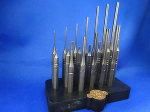 GRACE USA SRP-19-S-BB 19 PC ROLL PIN AND HOLLOW PUNCH SET ! GUNSMITH MACHINIST - Picture 1 of 12