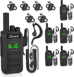 Olywiz Adult Walkie Talkies Long Range - 2 Watt Walkie Talkies Rechargeable - 6 - Picture 1 of 7